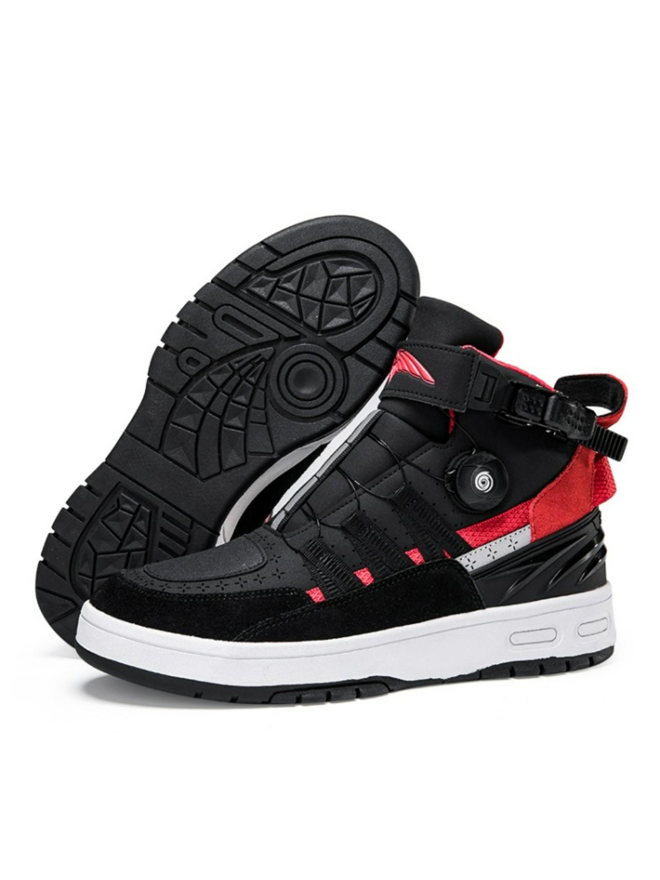 Men's Motorcycle Riding Shoes, Anti-Slip Racing Boots, Waterproof Safety Design, Comfortable and Secure, Ideal for Safe Cycling