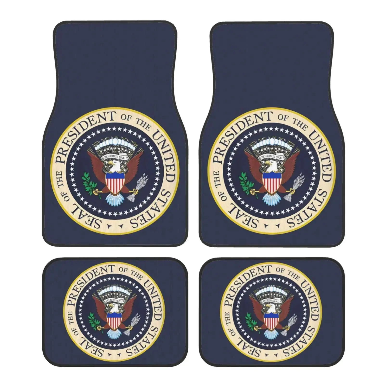 US Presidential Seal Pattern General Motors Foot Mat 4-piece Four Seasons Set General Motors Foot Mat Accessories Foot Mat