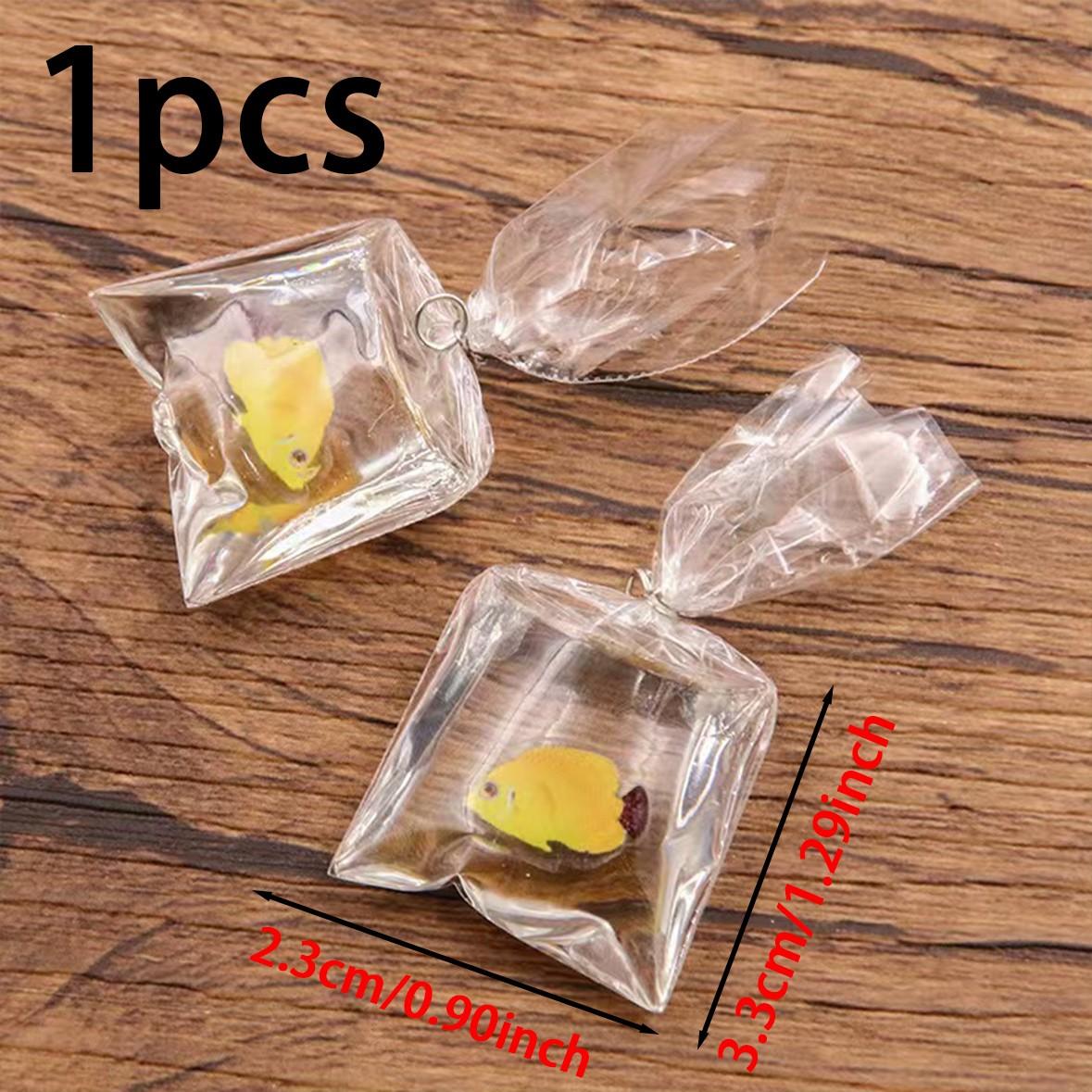 DIY Transparent Resin Fish Pendant, Clownfish Pocket Charm Jewelry Accessory, Unique DIY Craft Kit for Creative Gifts & Decorations