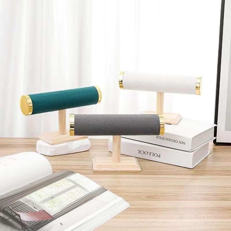 6-Color Jewelry Storage Rack, Simple High-End Bracelet Holder, Fits Watches, Bangles, Necklaces, Unisex, Home Organization Display Stand