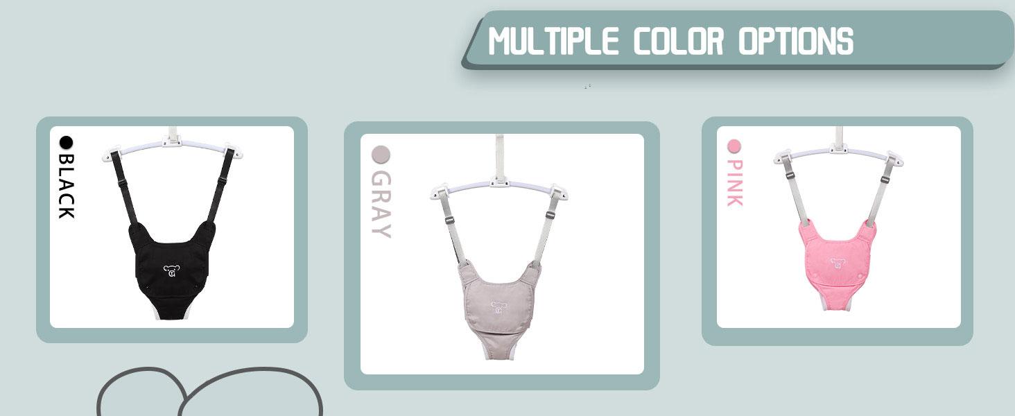 2-in-1 Baby Jumper & Swing With Foldable Stable Stand,Toddler Swing Set for Indoor & Outdoor Use,Baby Swing