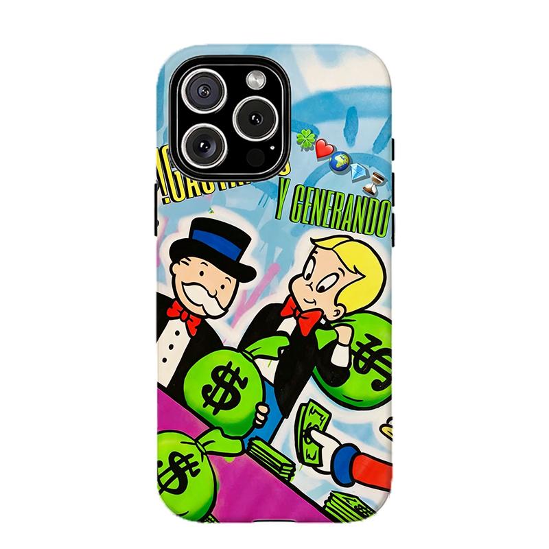 Richie Rich Monopoly Money Phone Case,for iPhone 16 15 14 13 12 11 17Pro Max,for Samsung S25 S24 S23 S22 Ultra,Gifts For Fans, Phone Accessories