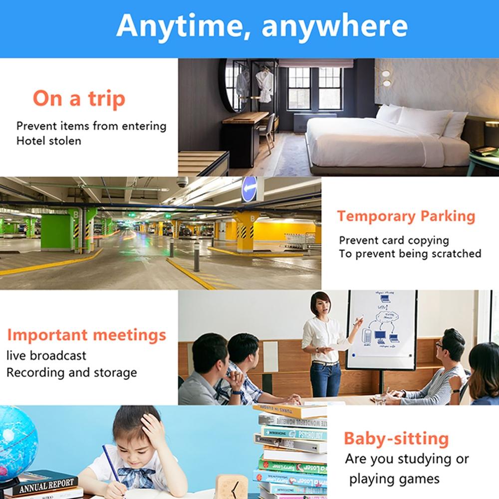 Mini WiFi Camera Smart Infrared 1080P HD Night Vision FunctionSupports Motion Sensing and Multi Use