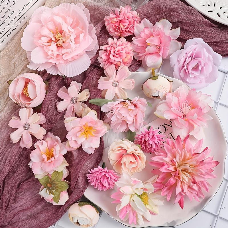 21pcs Combination Set Silk Flower Head