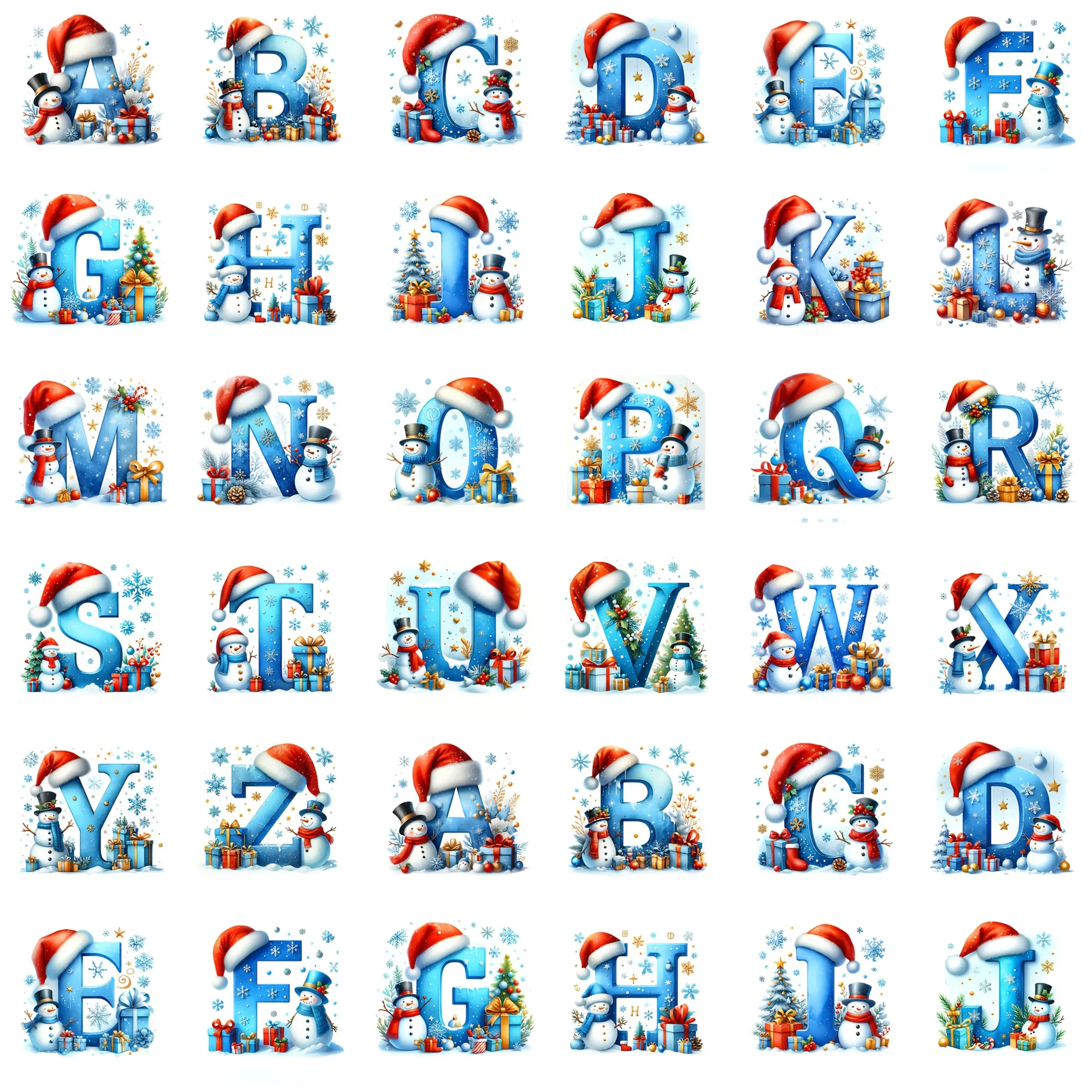 36pcs Christmas Letter Heat Transfer Stickers, Self-Adhesive DTF Vinyl, DIY Clothing, Jeans, Holiday Crafts, High-Quality, Durable
