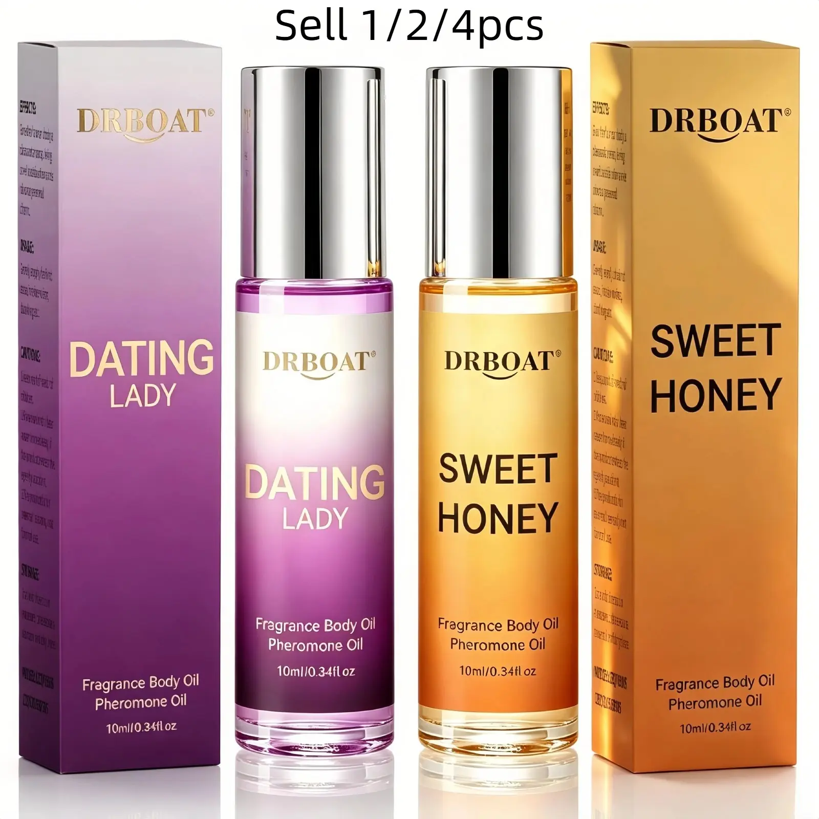 20ML Honey Oud & Date Pheromone Oil - Sweet Roll On Subtle Perfume Oil, Romantic Eau de Toilette, Long-Lasting Vanilla, Bergamot Scent Fragrance Oil for Dating, Days, Working.