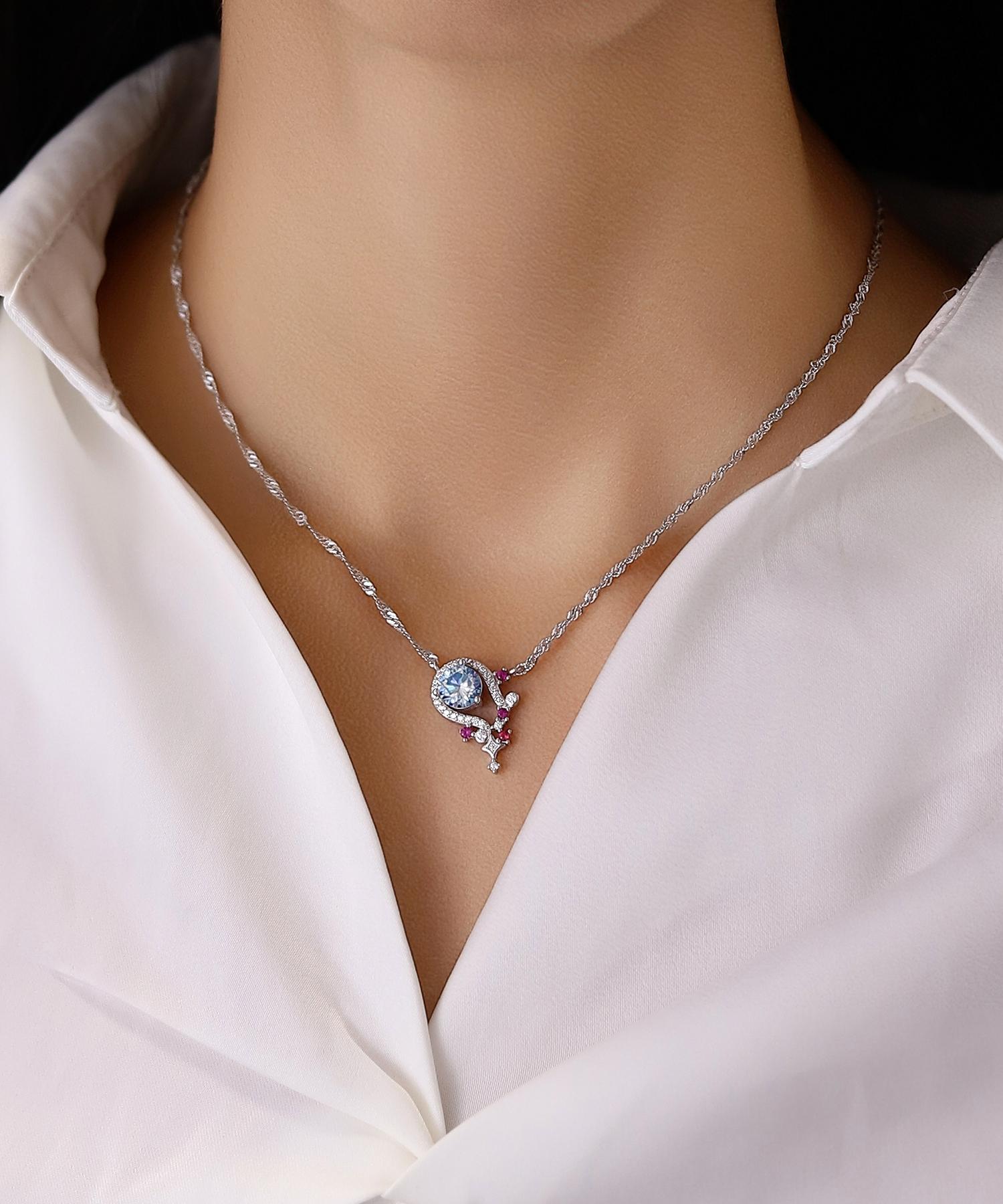 【Zodiac Pendant Necklace】Star Sign 1CT Synthetic Moissanite Zodiac Necklace 1.66mm Italian Rope Chain in 925 Sterling Silver Special Gift Package Birthday/AnniversaryGift for Women 【Zodiac Pendant Necklace】Star Sign 1CT Synthetic Moissanite Zodiac Necklace 1.66mm Italian Rope Chain in 925 Sterling Silver Special Gift Package Birthday/AnniversaryGift for Women