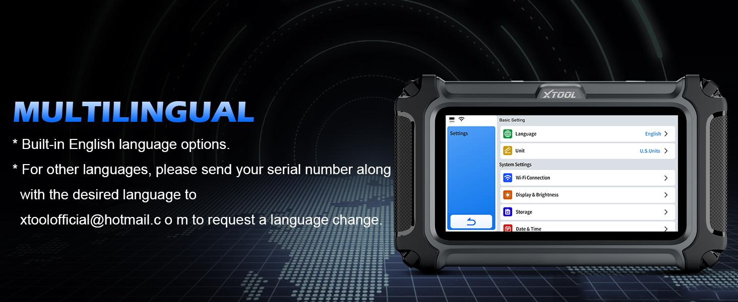 XTOOL D5 OBD2 Scanner ECM/TCM/ABS/SRS Car Diagnostic Tool with Oil Reset, Electronic Parking Brake Reset, ABS Bleed, Throttle Relearn, Clear Check Engine Light, Lifetime Free Updates car diagnosis scanner Automotive Vehicle Special Functions Obd2