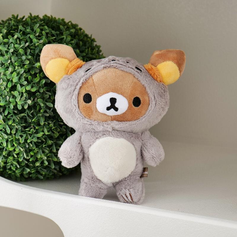 Anime Rilakkuma Cartoon Soft Plush Doll, Kawaii Unisex Room Decor, Classic Teddy Bear Toy, Christmas Gifts for Girls