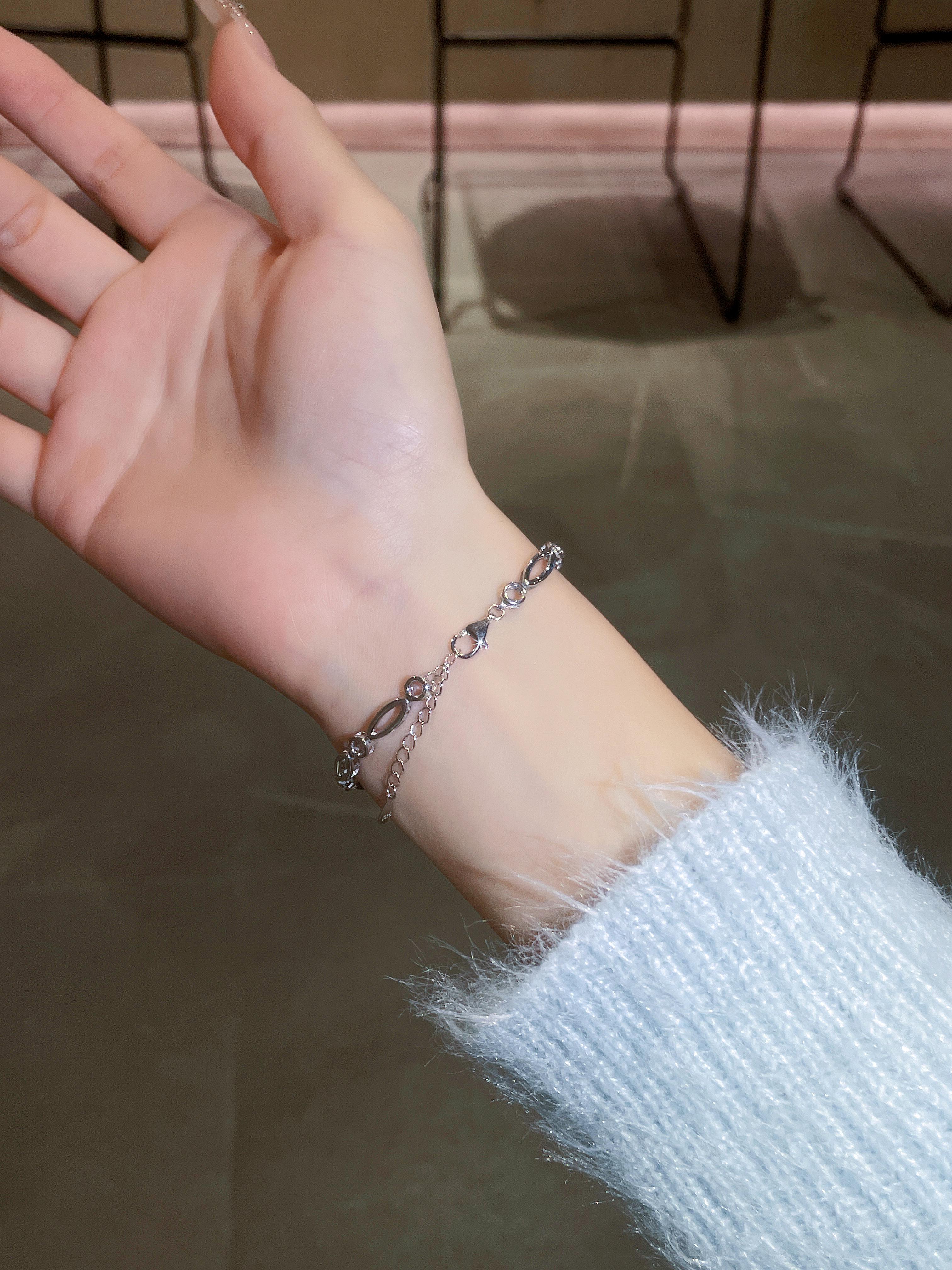 【#157 Valentine's Day Special】Always Brilliant 1.6Carat Synthetic Moissanite Bracelet in 925 Sterling Silver