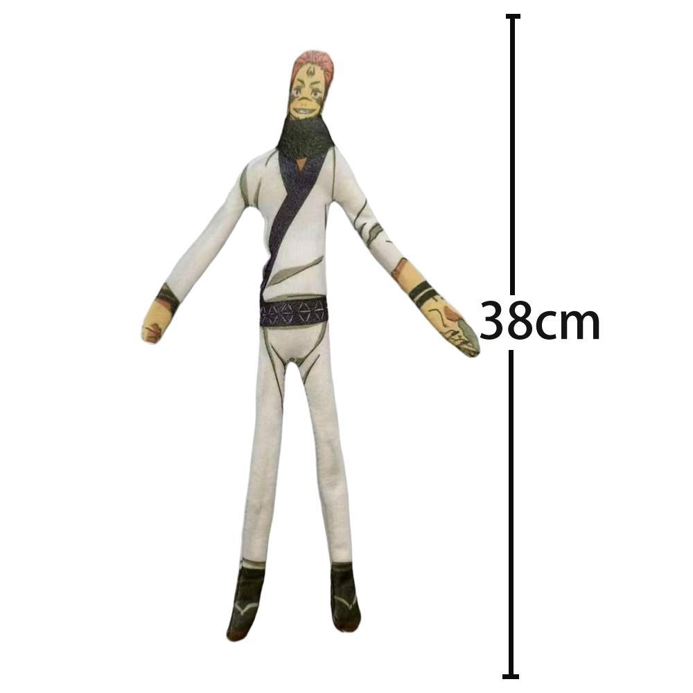 Anime JJK Plush Gojo Satoru Plushies Dolls Fushigura Megumi Slender Twistable Shape Stuffed Toys Abstract Festivals Gifts 28cm
