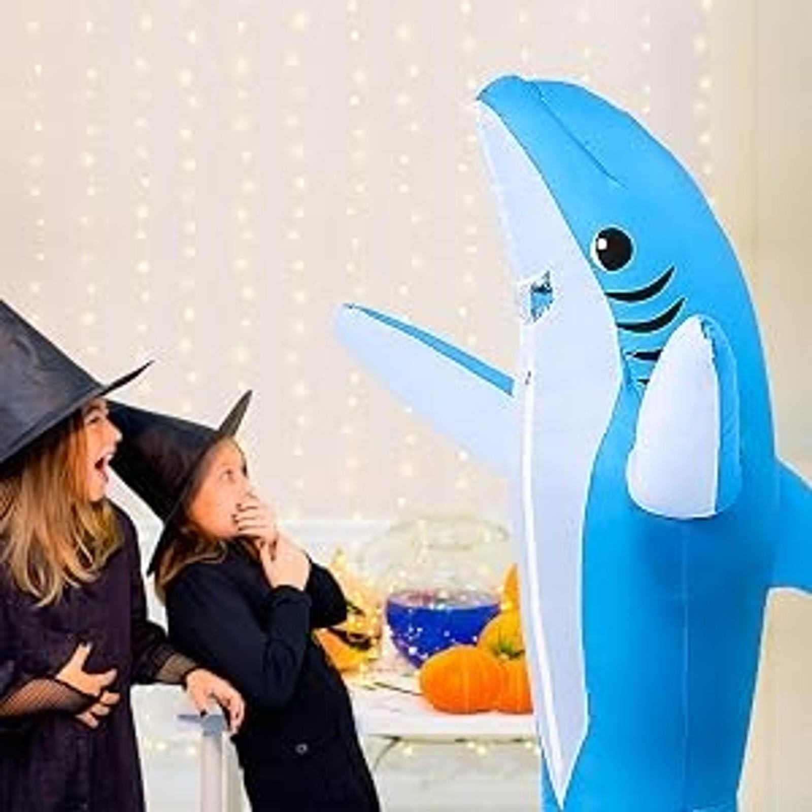 Inflatable Shark Costume for Adults & Kids | Funny Blow-Up Halloween Cosplay Costume for Men & Women(Gift) Inflatable Shark Costume for Adults & Kids | Funny Blow-Up Halloween Cosplay Costume for Men & Women(Gift)