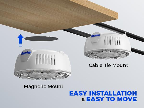 Barrina Orbgrow OG09 Puck LED Grow Light, 5000K 18W(2 x 9W), Full Spectrum, Magnetic & Linkable, 2 Packs Barrina Orbgrow OG09 Puck LED Grow Light, 5000K 18W(2 x 9W), Full Spectrum, Magnetic & Linkable, 2 Packs