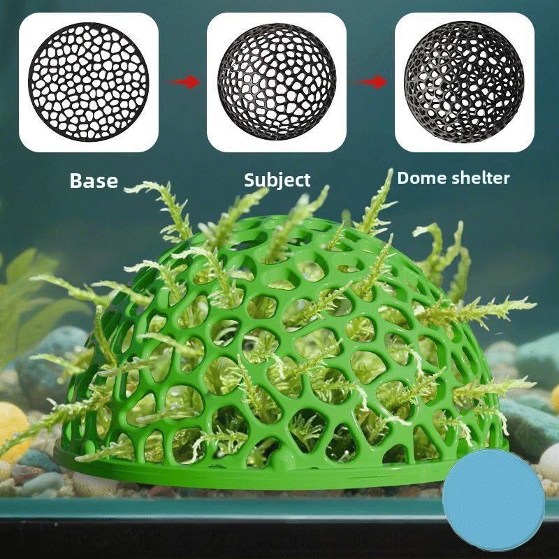 Aquarium fish and shrimp shelter house creative turtle shelter house fish tank landscaping decoration item fish and shrimp breeding