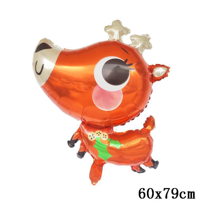Big Gingerbread Man Balloon Foil Kids Balloon Christmas Balloon Xmas Balloon Christmas Party Decoration 2023 New Year Supplies
