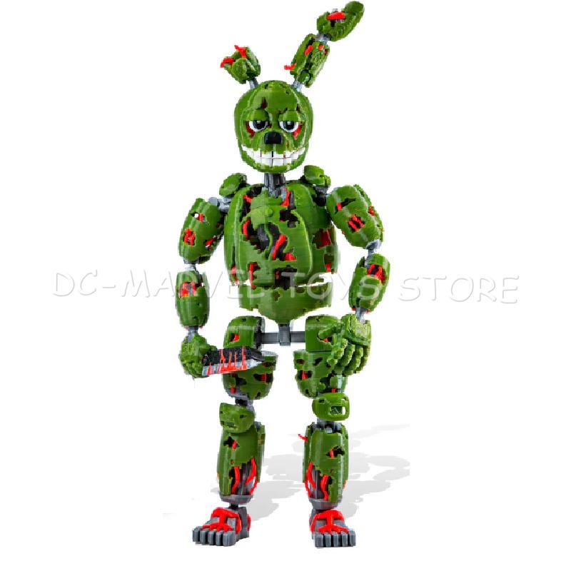 In Stock 3d Printed Five Nights At Freddy's 3 Pizza Springtrap T13 Multi-Jointed Movable Shapeshift Action Figure Toys