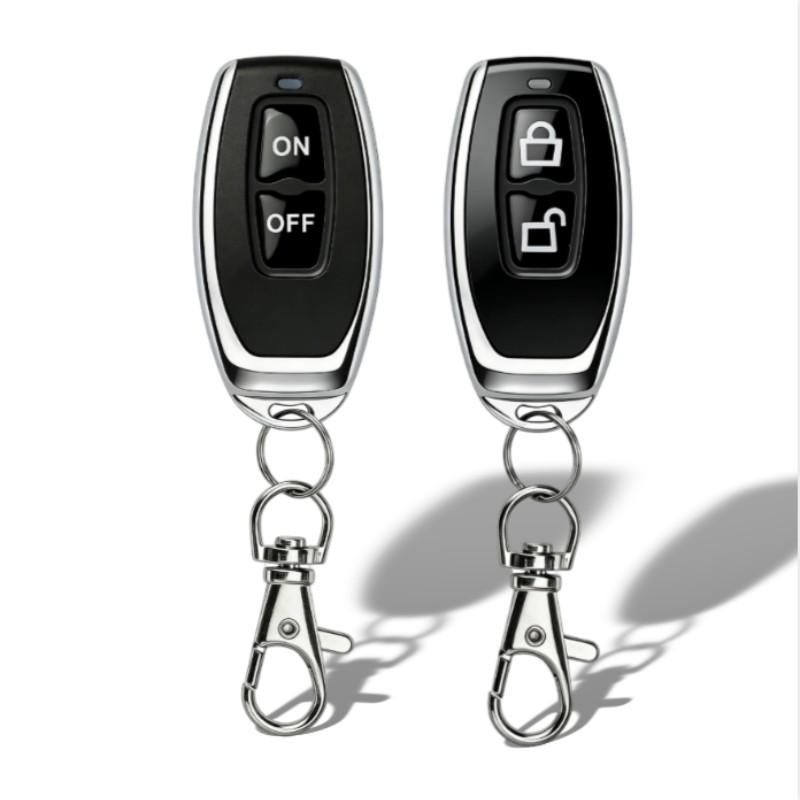 Universal 433 Mhz Wireless Clone Switch, 2-Button Gate Garage Door Control, Duplicator Remote Control Key, Lithium Button Cell Battery, Garage Door Opener