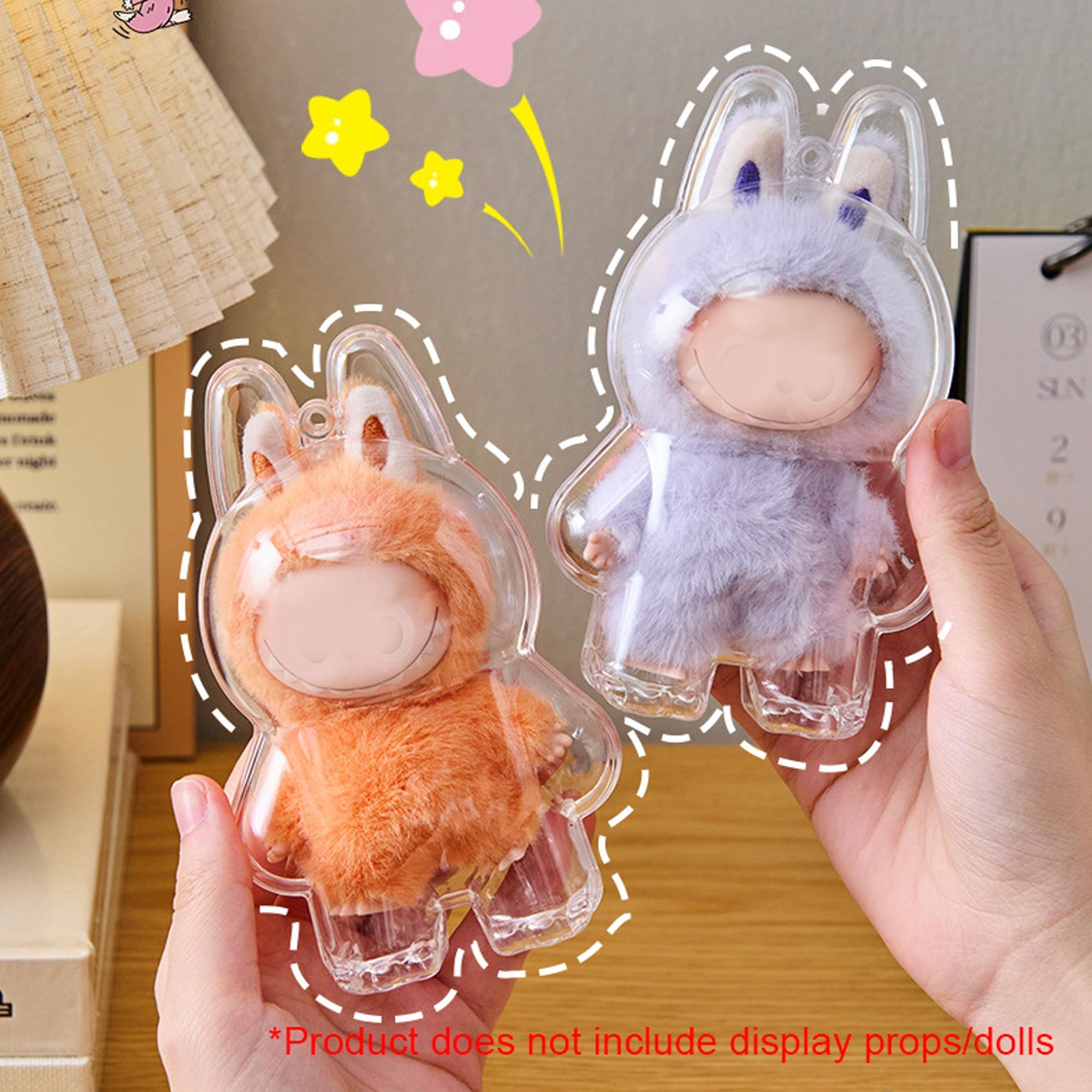 plush pendant Toy Transparent Protection Case, Display Box Custom Molded Design, Essential Outdoor Accessory