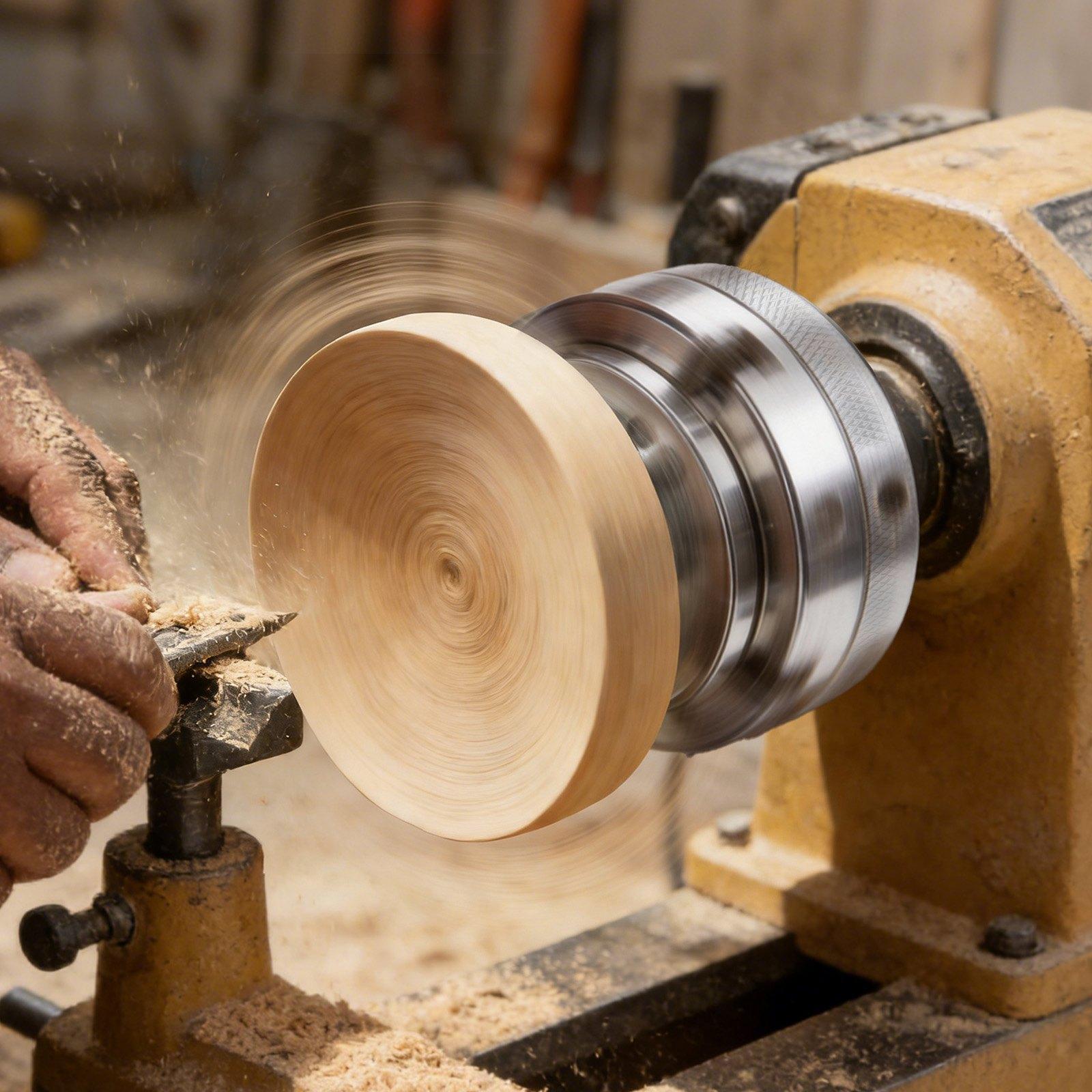 VEVOR 4 Inch Wood Lathe Chuck, 4-Jaw, Self-Centering Wood Turning Chuck Set with 1" x 8TPI Thread & Adapter, 4 PCS Round/Step/Pin Jaws, Case, Nickel-Plated, High-Hardness Steel, for Woodworking Lathe VEVOR 4 Inch Wood Lathe Chuck, 4-Jaw, Self-Centering Wood Turning Chuck Set with 1" x 8TPI Thread & Adapter, 4 PCS Round/Step/Pin Jaws, Case, Nickel-Plated, High-Hardness Steel, for Woodworking Lathe
