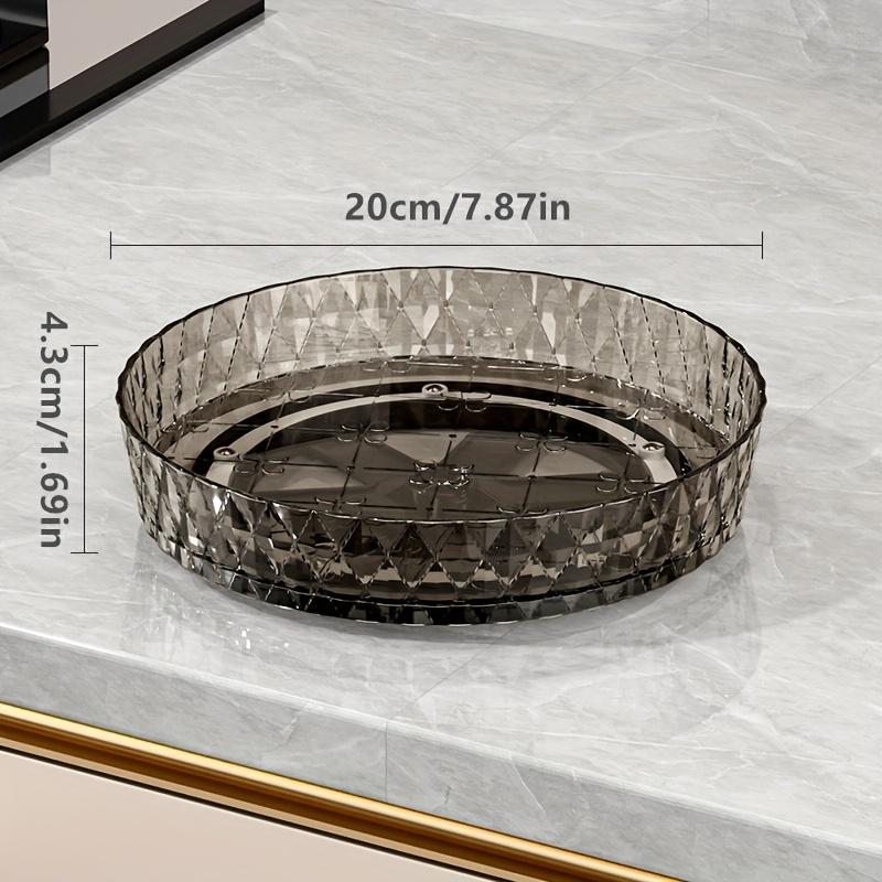 360° Rotatable Fruit Basket, 1 Count Fruit & Vegetable Storage Basket, Multipurpose Fruit Plate, Kitchen & Bathroom Storage Organizer