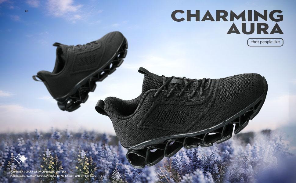 Women's Slip on Walking Running Shoes Blade Tennis Casual Fashion Sneakers Comfort Non Slip Work Sport Athletic Trainer Shoes For Exercise & DailyWear