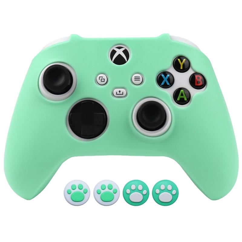 Pink Soft Silicone Protective Case For Xbox Series S / X Controller Skin Gamepad Cover Games Accessories for XSX Joystick Cases