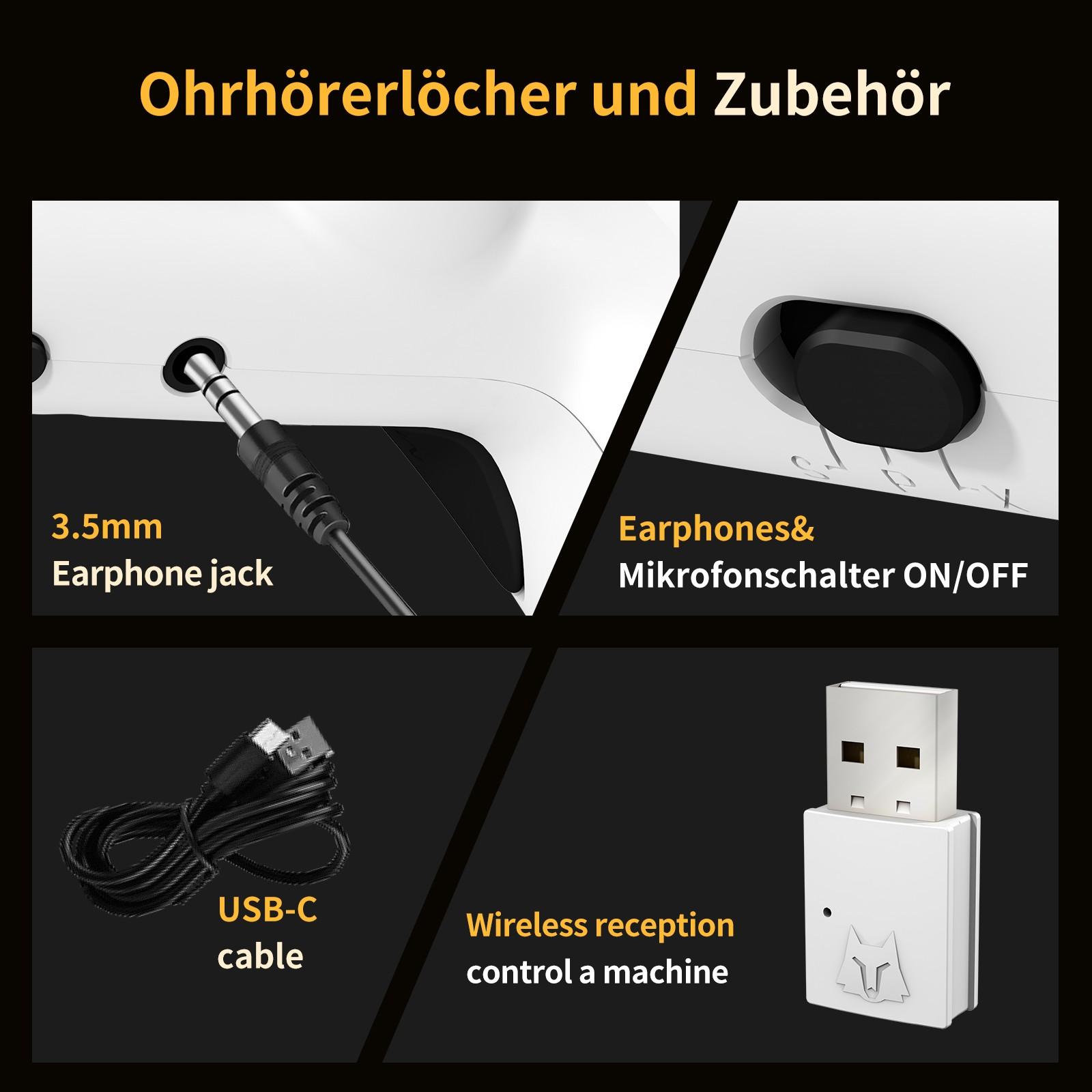 Multi-Platform Hall Game Controller, Long-Life Joystick Trigger, Back Button Programming, 5-Level Vibration, Full Function Calibration