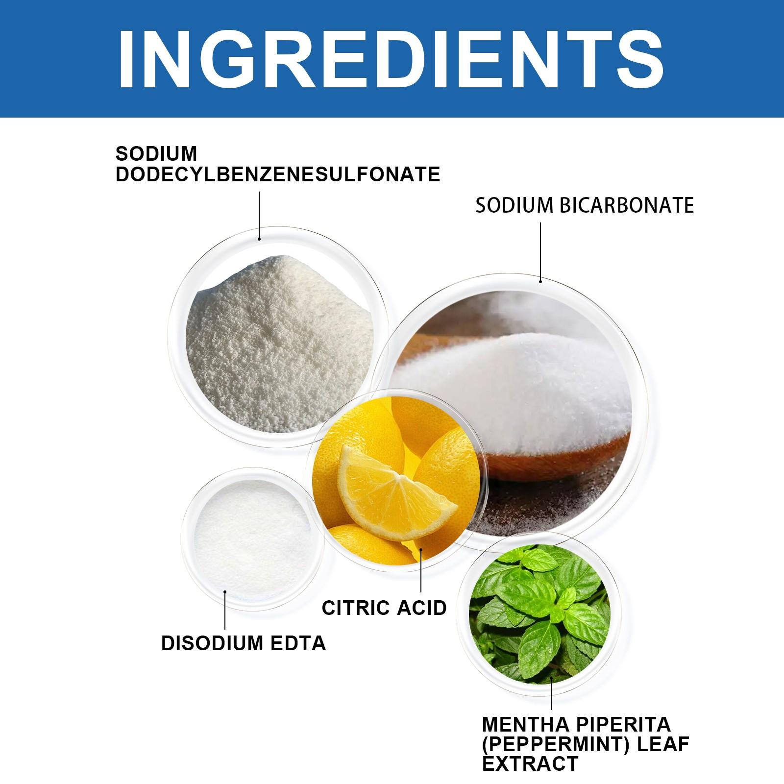 2-Pack Water Scale Remover Tablets (60g*2), Stainless Steel Pot & Kettle Cleaner, Limescale Removal,Lemon Scented, Ensures Drinking Water Quality