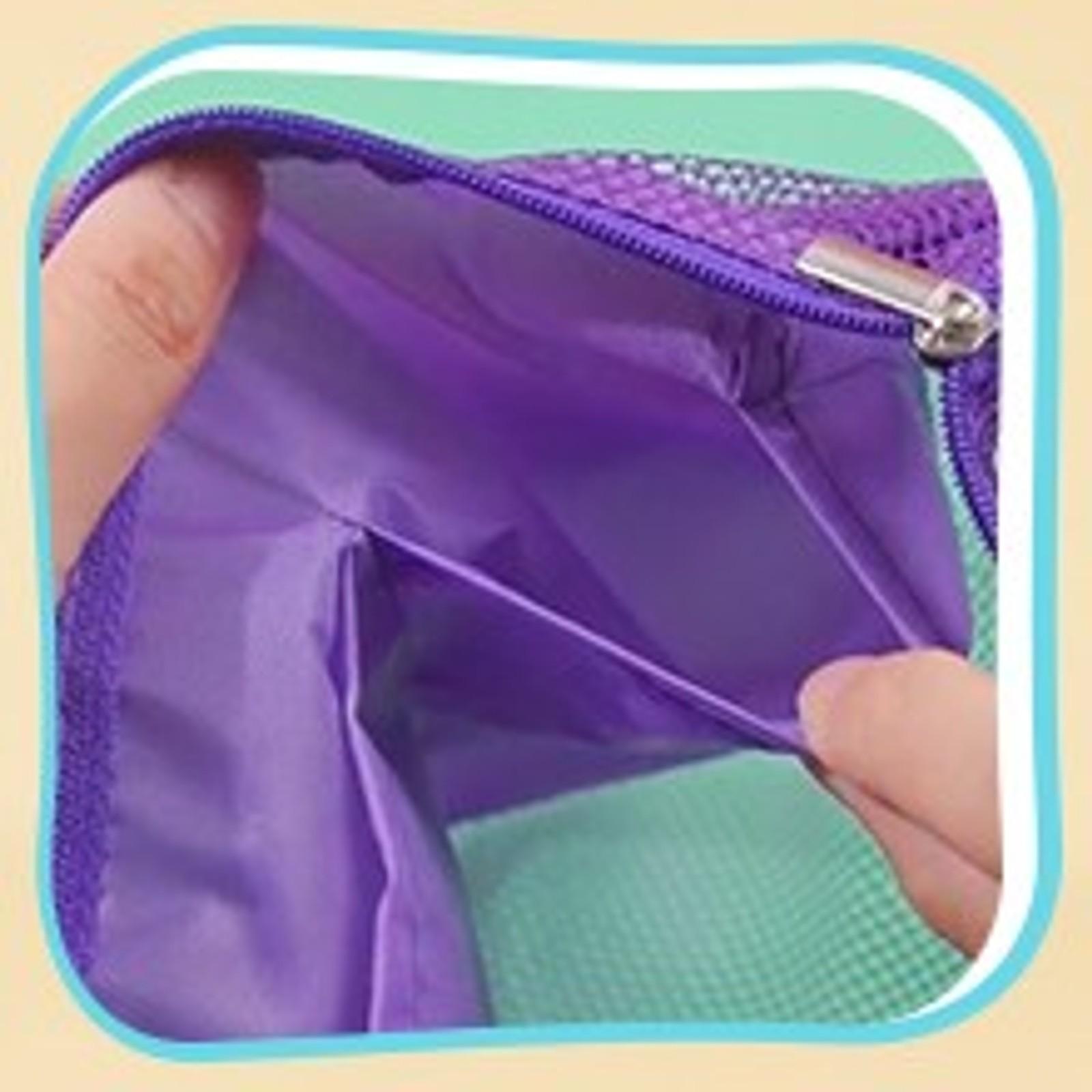 6 Pcs Mesh Beach Bags Bulk Portable Mesh Shower Caddy Bags with Zipper & 2 Pockets Hanging Toiletry and Bath Organizer for Beach Gym Camp Swimming Travel College Dorms (Macaron Color)