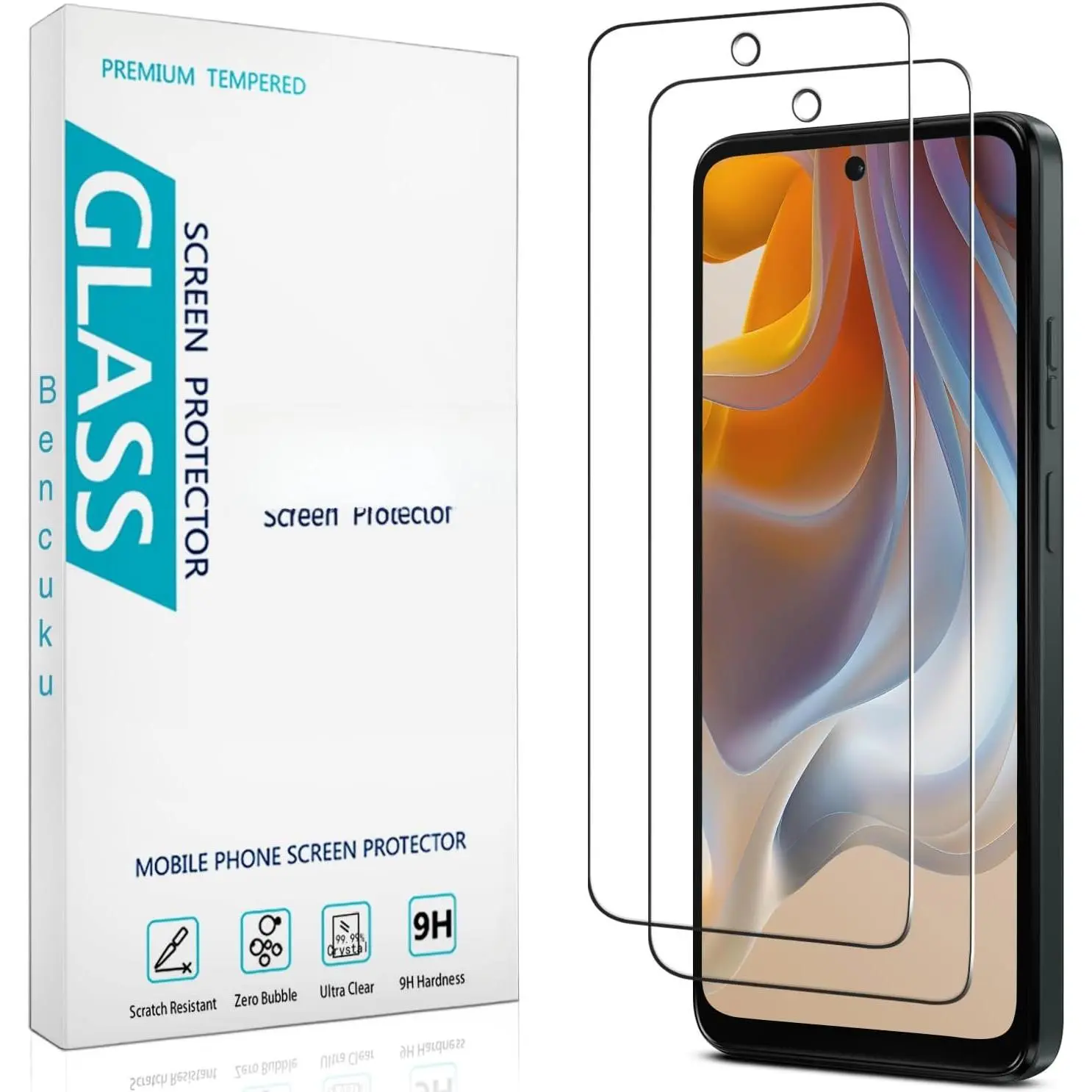 2 Pack Screen Protector for   G 5G 2025 Tempered Glass