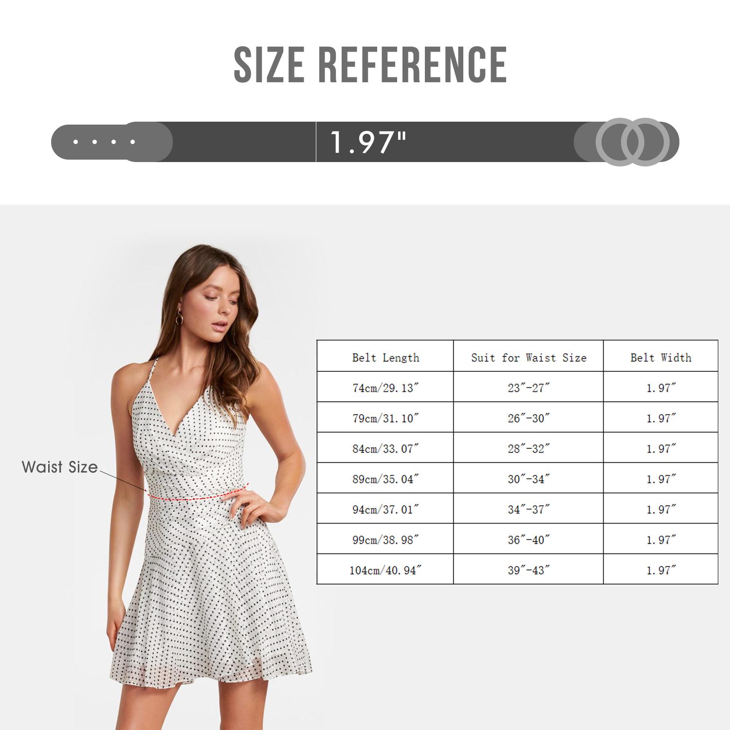 XZQTIVE Women Stretchy Wide Waist Belts, Ladies Elastic Belt for Dresses Double Ring Buckle XZQTIVE Women Stretchy Wide Waist Belts, Ladies Elastic Belt for Dresses Double Ring Buckle