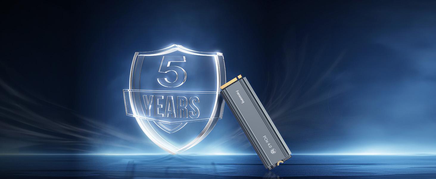 FANXIANG S660 1TB PCIe 4.0 NVMe M.2 SSD for PS5/Gaming Consoles/PC, Internal Solid State Drive with Heatsink, Read Speeds Up to 5000MB/s