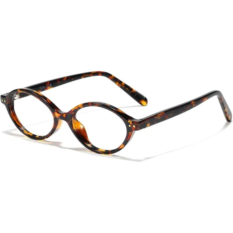 Blue Light Blocking Glasses for Women Men,Retro Oval Frame Bluelight Eyeglasses for Gaming Computer Screen Use