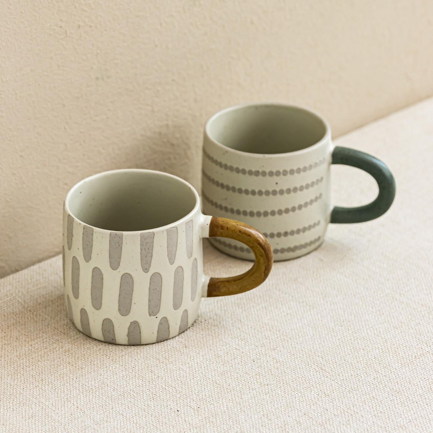 Creative Colorful Pattern Mugs for Home Use, Simple Design Coffee Breakfast Cup, Restaurant Tea Water Mug, Wholesale Bulk Buy