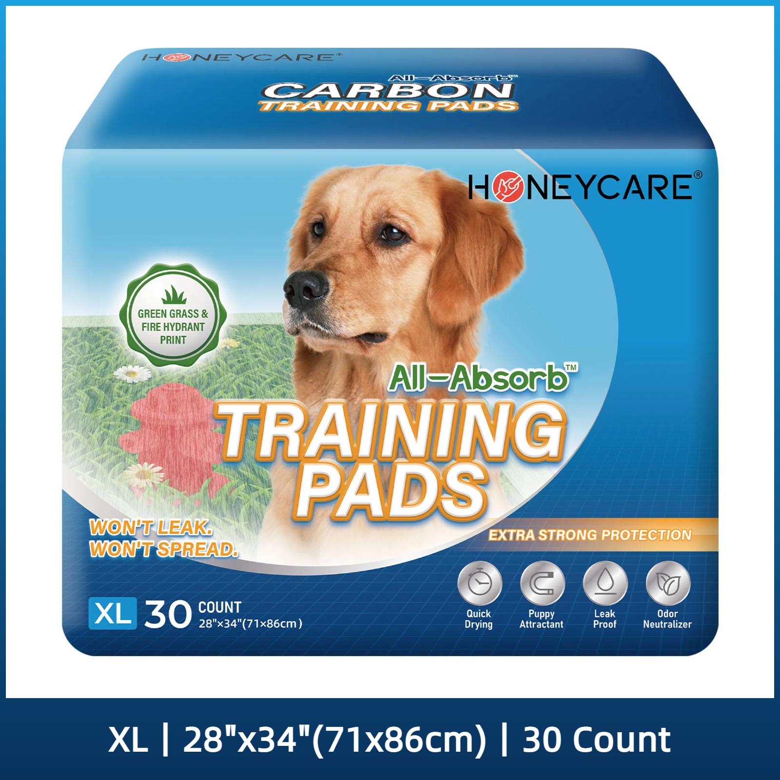 [S]HONEYCARE : All-Absorb Gigantic Dog and Puppy Training Pads, Incontinence Training Pads, Pee Pads