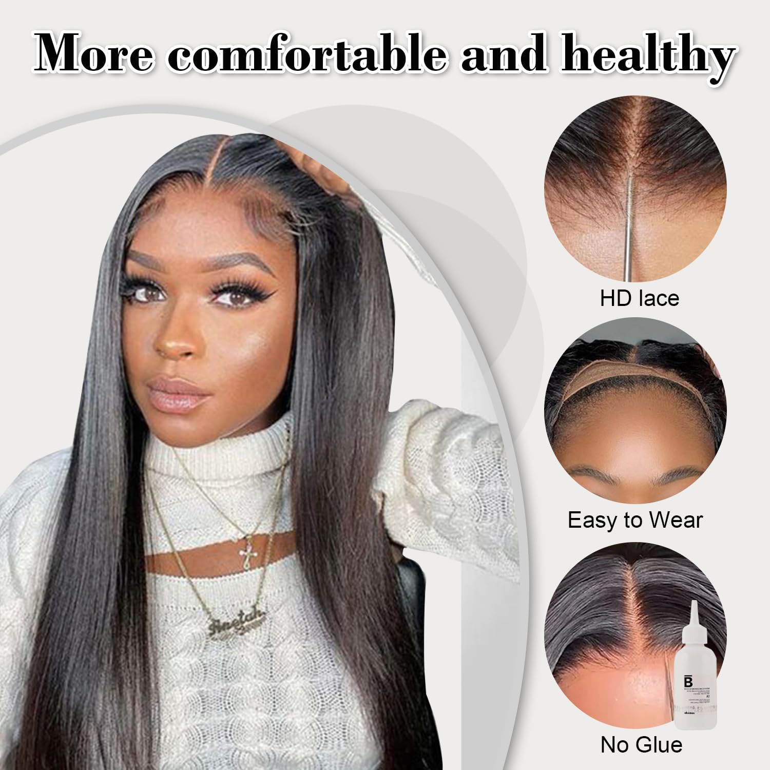 Bling Hair 30 32Inch 6x4 Glueless Wig Straight Lace Front Human Hair Wigs 7x5 Lace Closure Wig Human Hair For Black Women Bling Hair 30 32Inch 6x4 Glueless Wig Straight Lace Front Human Hair Wigs 7x5 Lace Closure Wig Human Hair For Black Women