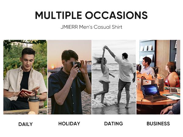 JMIERR Mens Muscle Fit Dress Shirts Casual Button Down Shirt Short Sleeve Wrinkle-Free Shirts JMIERR Mens Muscle Fit Dress Shirts Casual Button Down Shirt Short Sleeve Wrinkle-Free Shirts