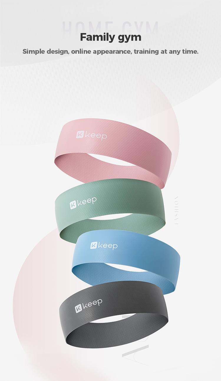 KEEP Resistance Loop Bands for Women, Elastic Loop Bands for Booty & Legs, Different Levels Elastic Band for Home Gym, Great Fitness Equipment for Training, Yoga, Exercise