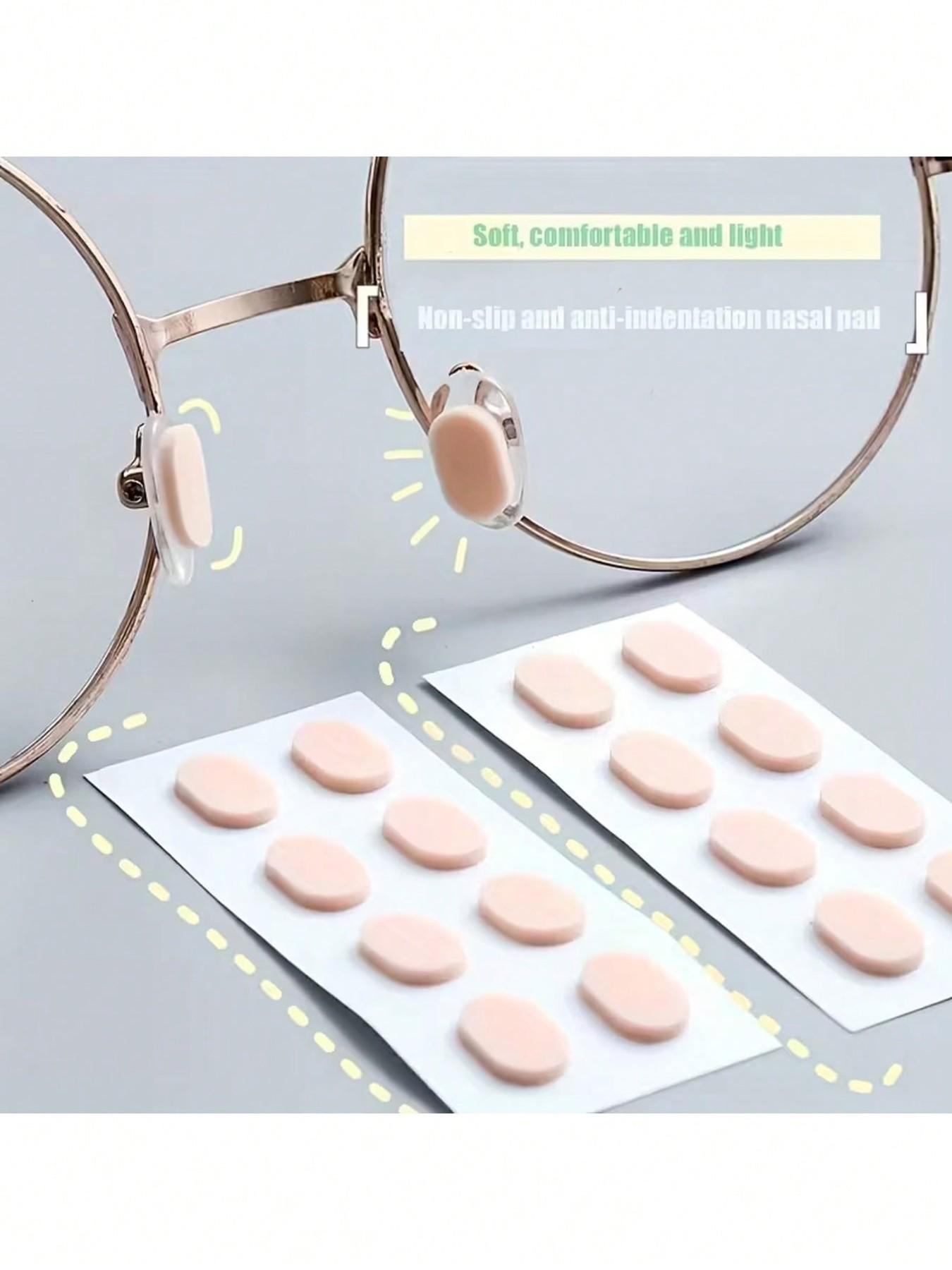 40/8pcs EVA Soft Foam Nose Pads for Glasses,Eyeglasses Nose Pad Reducing Pressure on The Bridge of The Nose Anti-Indentation Sponge Pad Eyeglasses Adhesive Super Soft Lifting Nose Pad - Self-Adhesive, Anti-Slip, Ultra-Soft & Lightweight Comfort Protection
