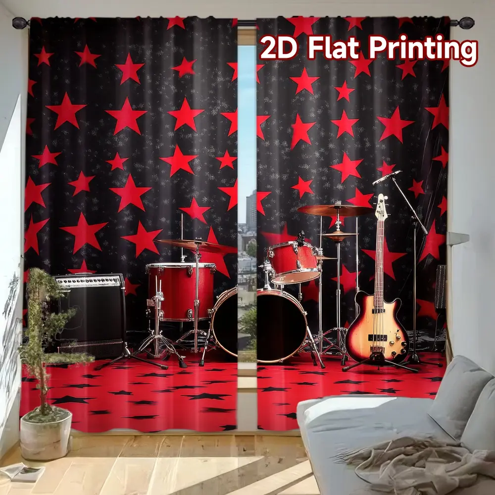Two-dimensional printed , rock star stage design, made of polyester material. Very suitable holiday decoration, use in bathrooms, bedrooms, dressing rooms, and dining rooms portrait and party decoration Snowman Winter Scene Window roman blinds
