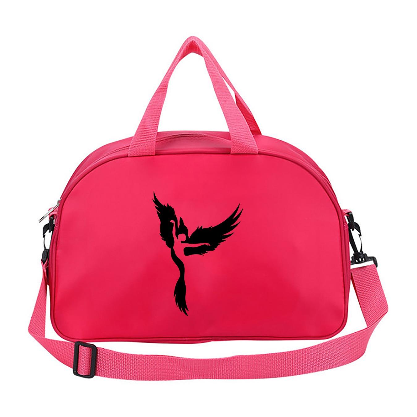 Multifunctional Dancer Wing Print Dance Bag, Unisex Lightweight Travel Backpack, Large Capacity Short Trip Bag, Ideal for Dance Competitions, Vacations, Gifts