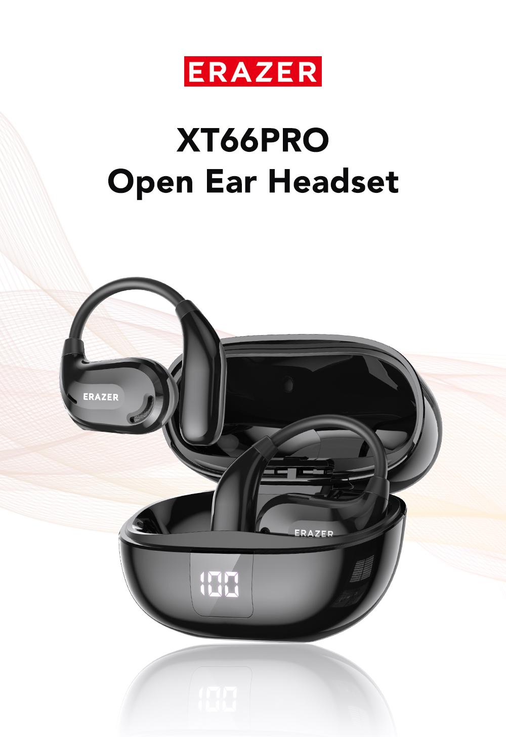 ERAZER XT66Pro OWS Wireless Bluetooth Earphones HIFI Sound Quality Light-Weight Headphones Built-in Microphone