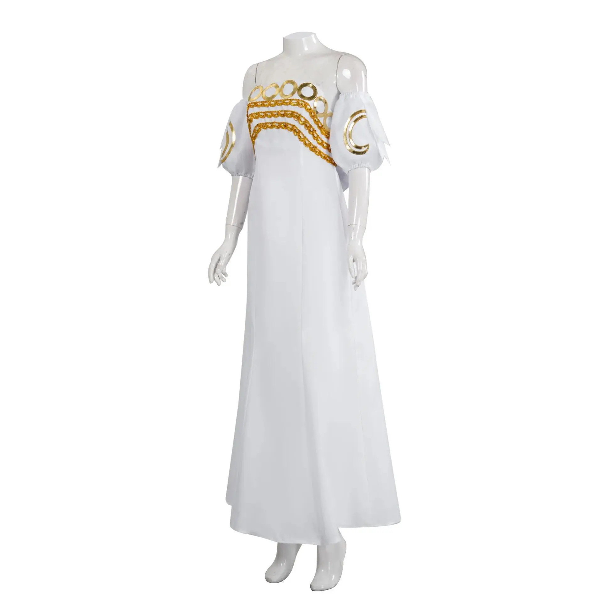 Anime Princess Serenity Tsukino Usagi Cosplay Costume Bow White Long Woman Dress Big Bow Halloween Party Role Play Girl Men