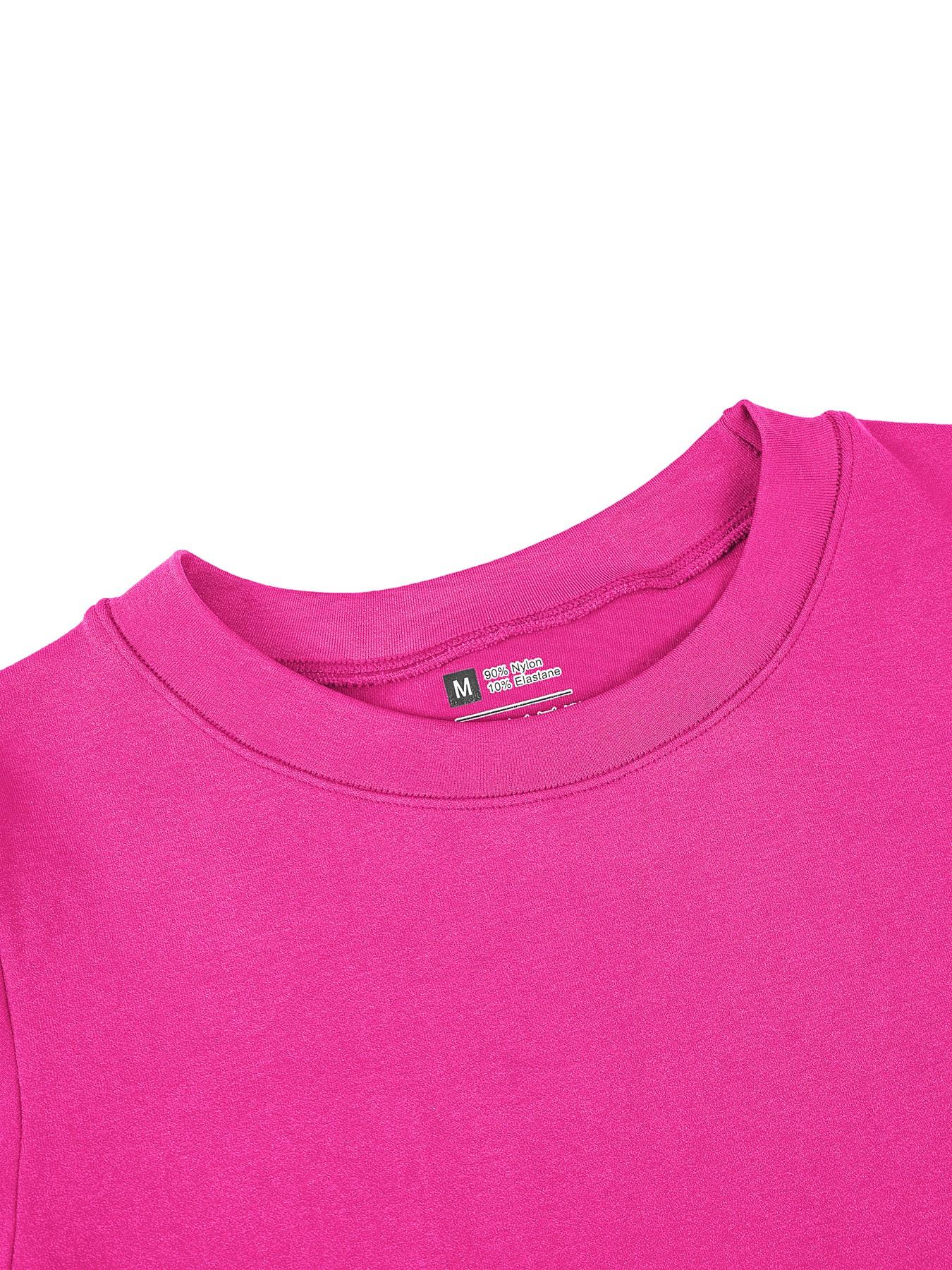 Women's Quick-Dry Comfortable Sporty Short-Sleeve T-Shirt, Fitness Shirt, Athletic Clothes, Sportswear for Training, Soft Tight-Fit Top for Gym Workout and Outdoor Sports, New Spring Summer 2026
