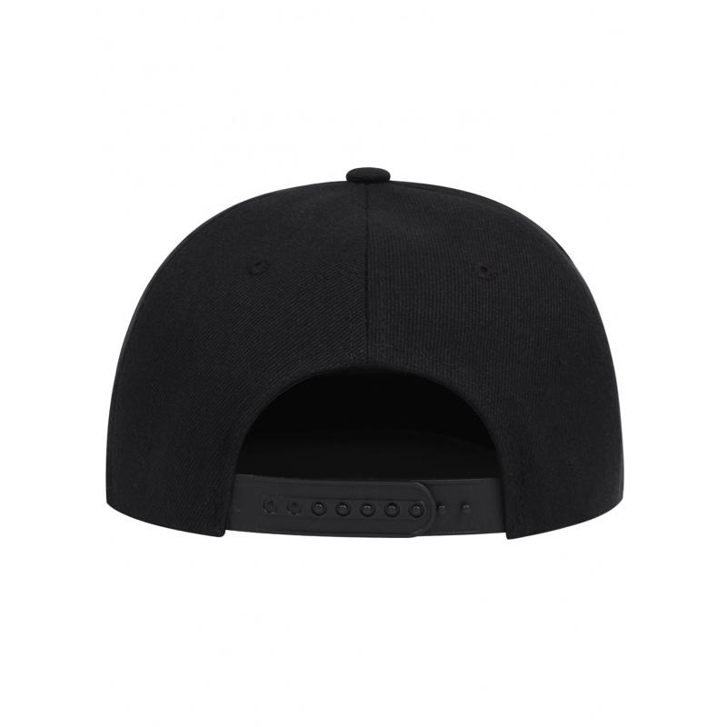 Spring and summer new casual couple student youth street dance letter embroidery business black sunshade flat-brimmed hat