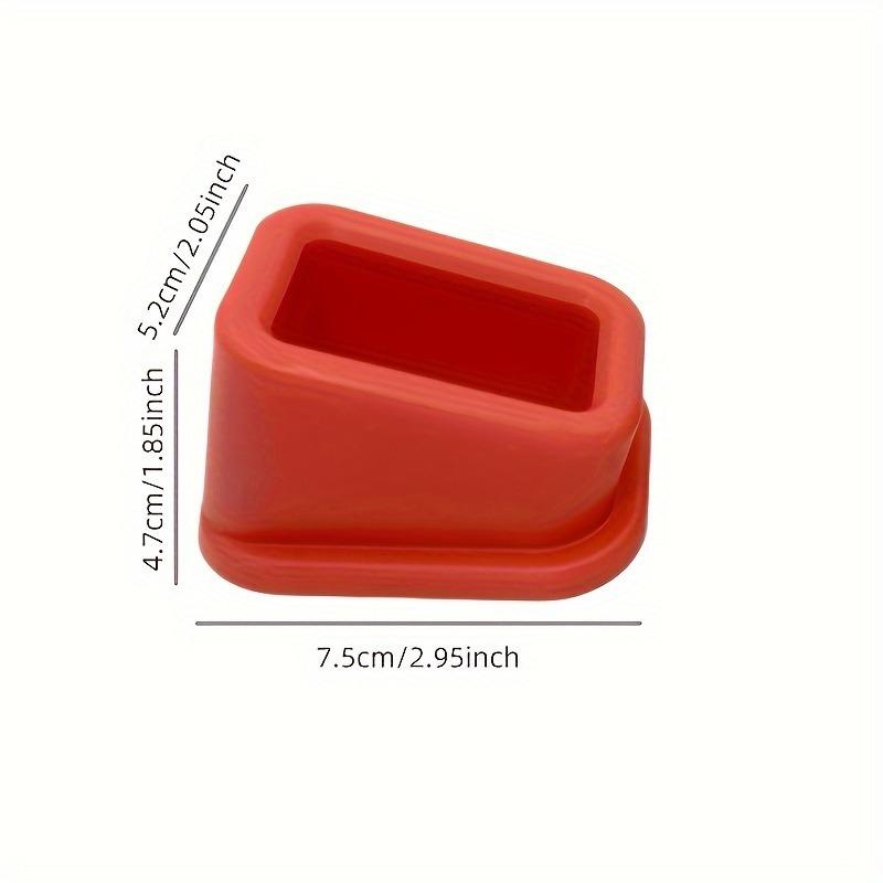 Car seat belt buckle soft silicone bracket seat belt slot fastener