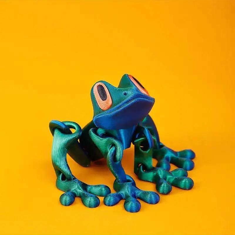 3D Printed Magnetic Frog Toy Night Light Magnet