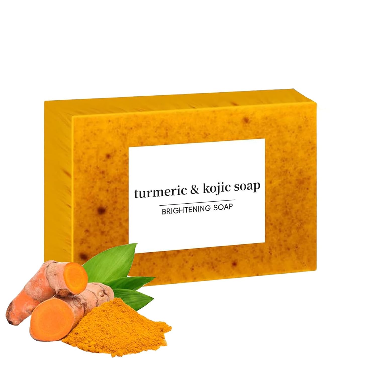 Kojic Turmeric Cleanser Soap - Facial & Body Cleanser for Skin Brightening, Beauty Products for Skincare & Body Care