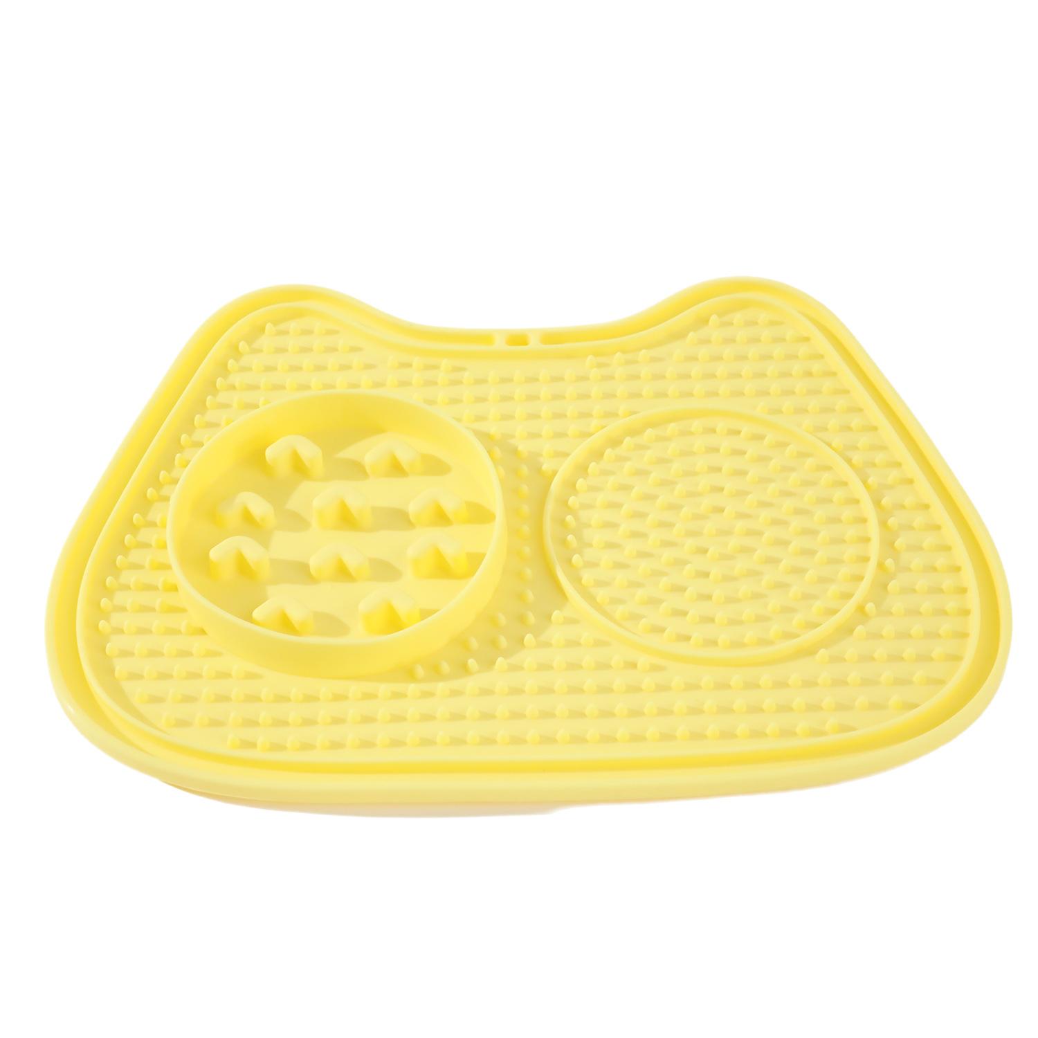 Easy-Clean Dog Licking Pad, Non-Slip Slow Feeder Mat, BPA-Free Silicone Licking Pad, Interactive Dog Toy, Pet Accessories