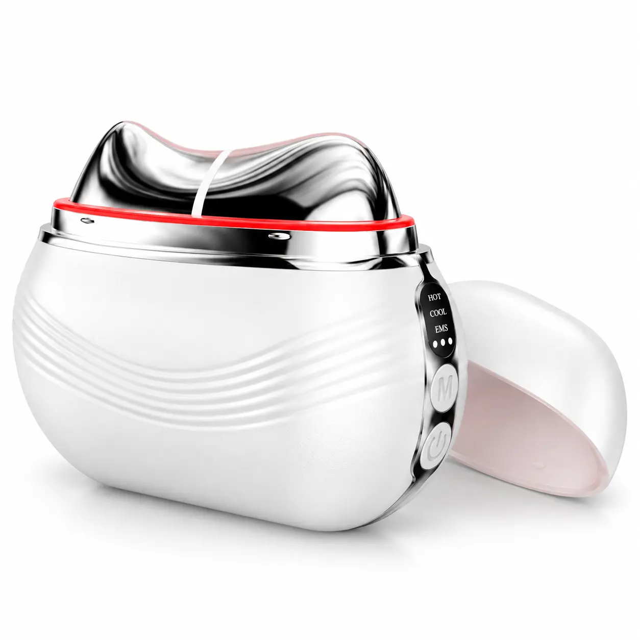 Household massager, hot and cold compress, electronic beauty instrument, face lift, micro-current facial massager, electric scraping instrument
